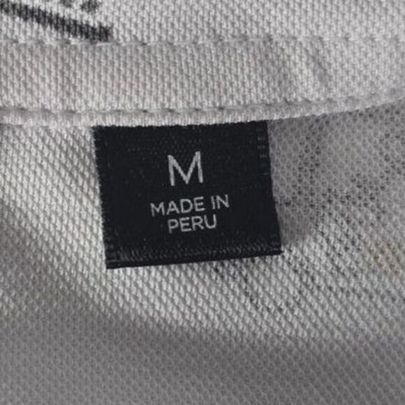 TravisMathew x Truly Men's White Golf Polo M – Limited Edition Promotional Shirt - Picture 8 of 13